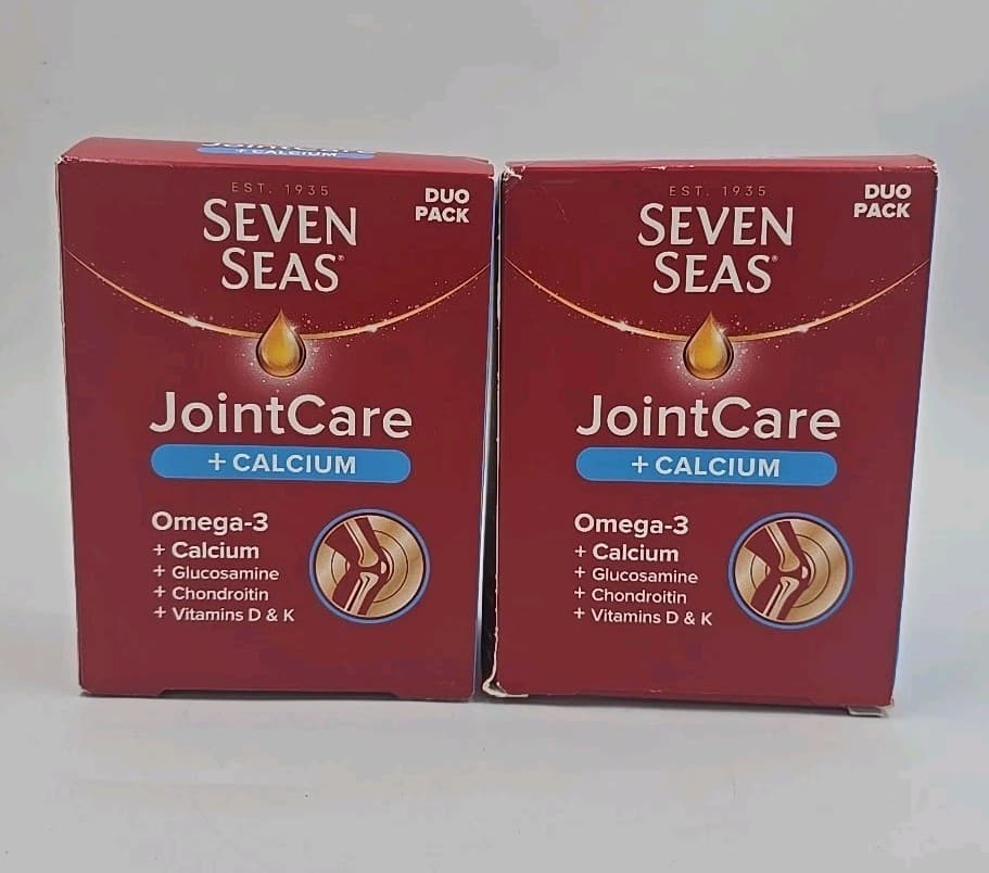 2 X Seven Seas JointCare Calcium Duo Pack (60 Capsules + 60 Tablets) BBE 02/2026