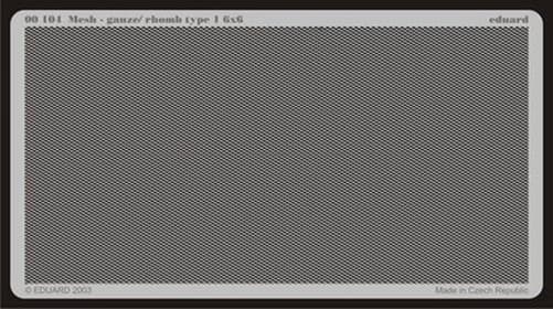 Eduard 00104 Mesh - Gauze/ Rhomb Type 1 6x6