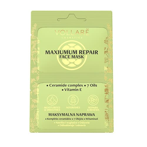 5902026644754 Vollare Maska do twarzy Maksymalna Naprawa 2x5ml (P1) Vollare