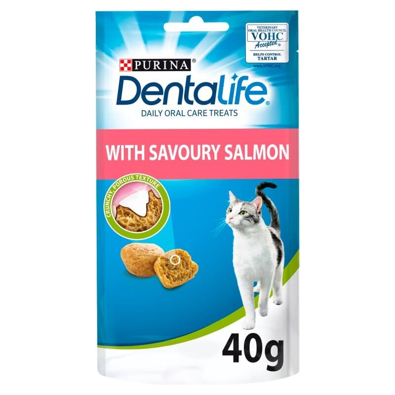 Dentalife Salmon Cat Treats - 40g