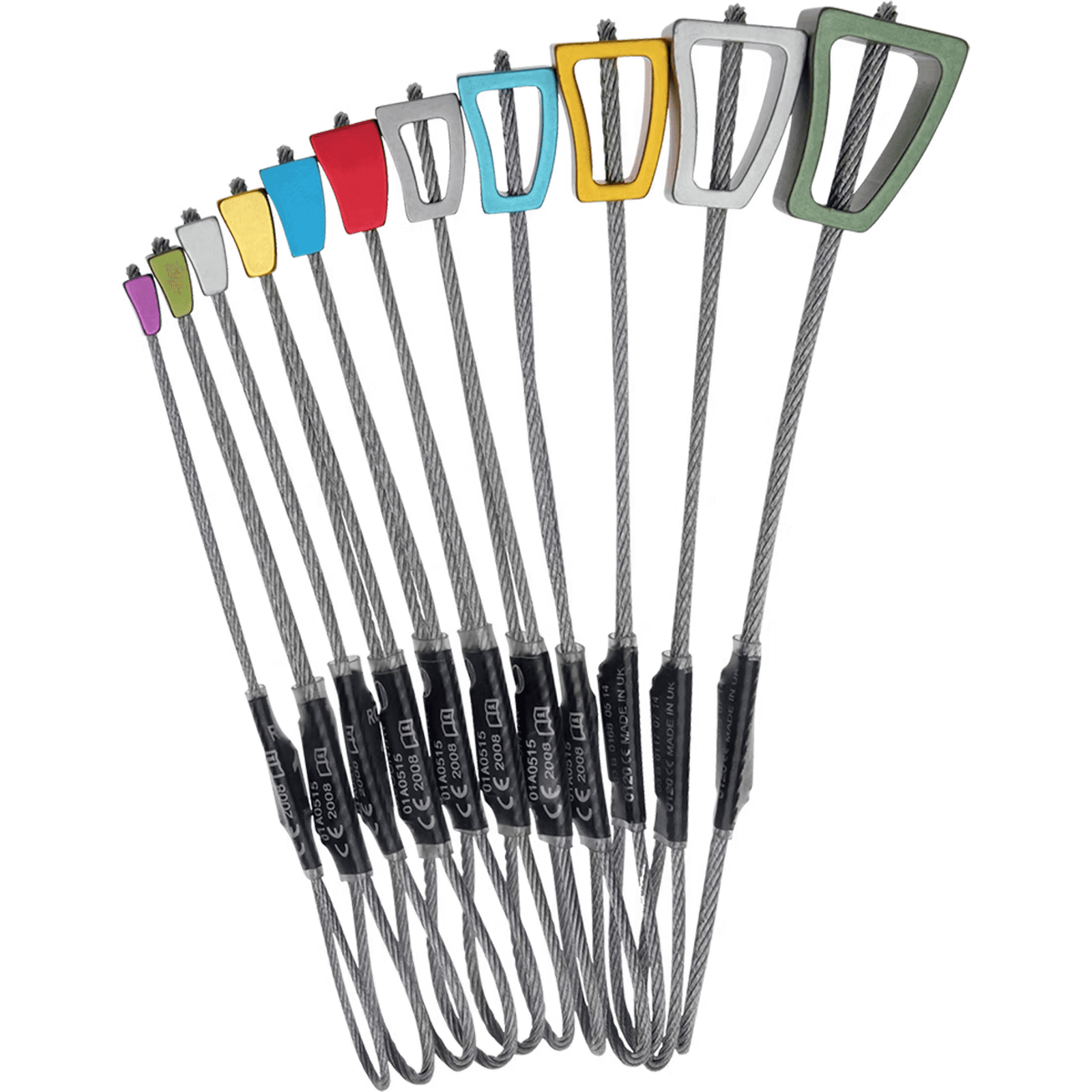 Wild Country Rock Set 1-10 - Lightweight Anodised Climbing Nut Set