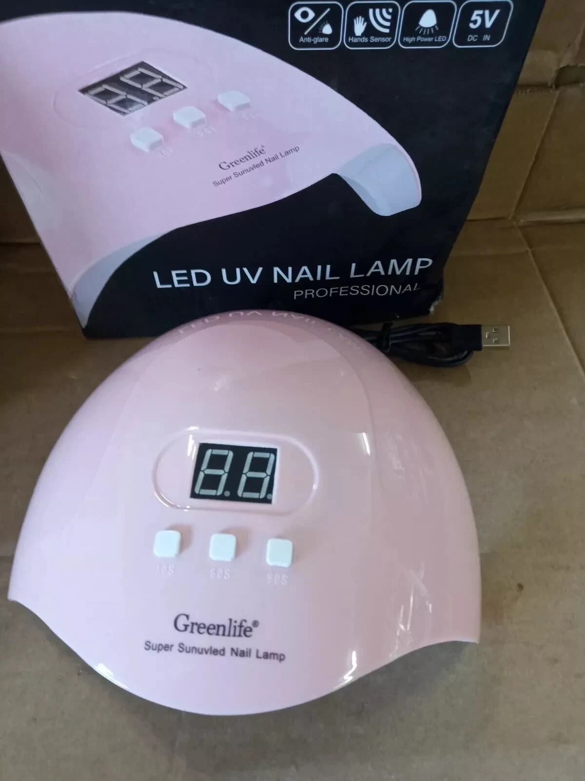 Nail Lamp| Nail Dryer| GreenLife LED UV Nail Lights for Gel Nail Dryer