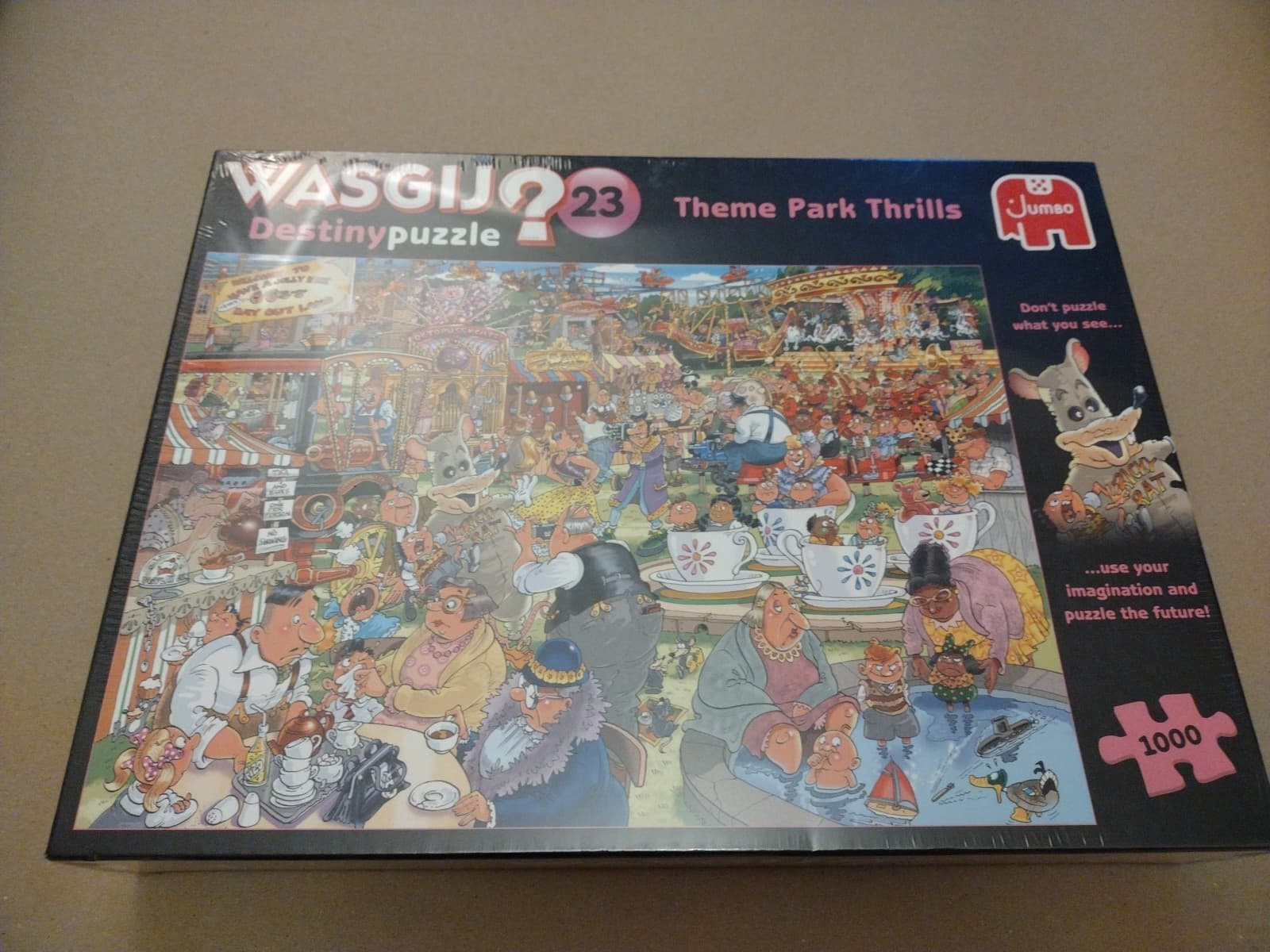 Jumbo Wasgij Destiny 23 Theme Park Thrills Puzzle 1000 Pieces 12+ 68x49cm. NEW