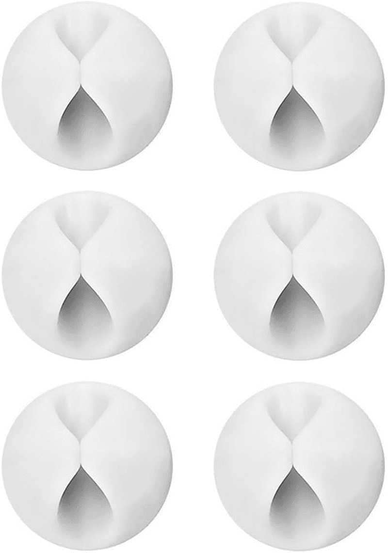 6 Cable Clips for X-Cable| Multi-Purpose Clips for Desk| Power Cable| USB Cable,