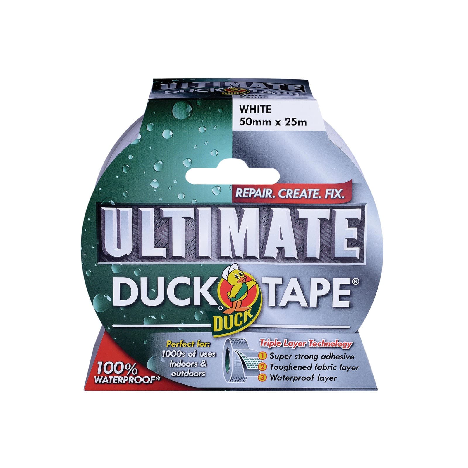 Duck Tape® Ultimate 50mm x 25m White