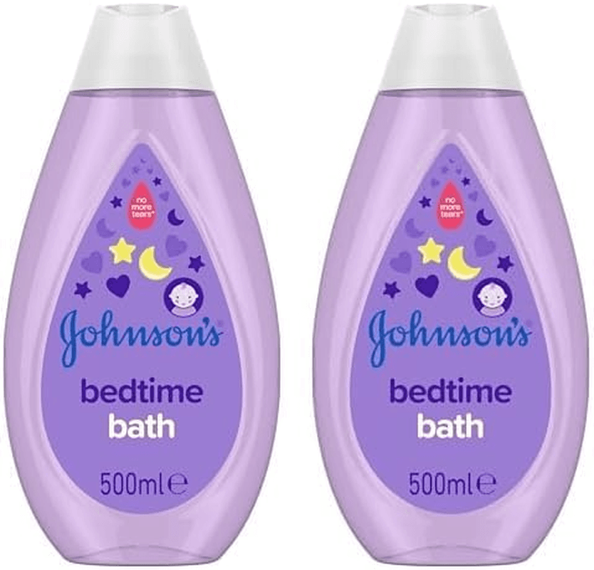 Johnson’s Baby Bedtime Bath 500ml – Pack of 2| Gentle Baby Wash and Care