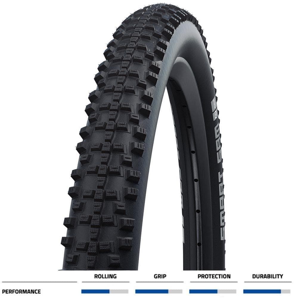 Schwalbe 27.5 x2 .60 Smart Sam Performance Tyre - Black