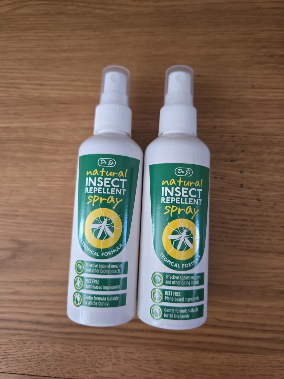 2pk Dr J's Insect Effective Mosquito Repellent Spray Tropical Formula 100ml