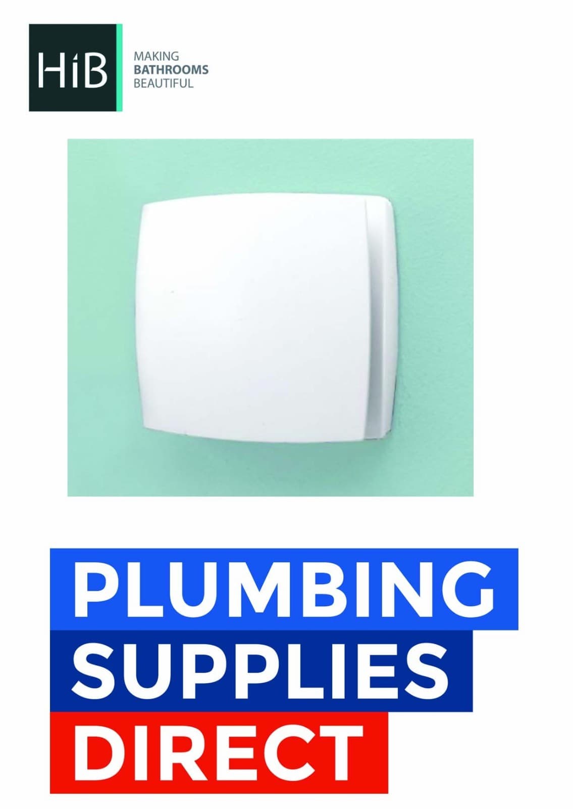 * HIB Breeze White Wall Mounted Wetroom Extractor Fan 31100
