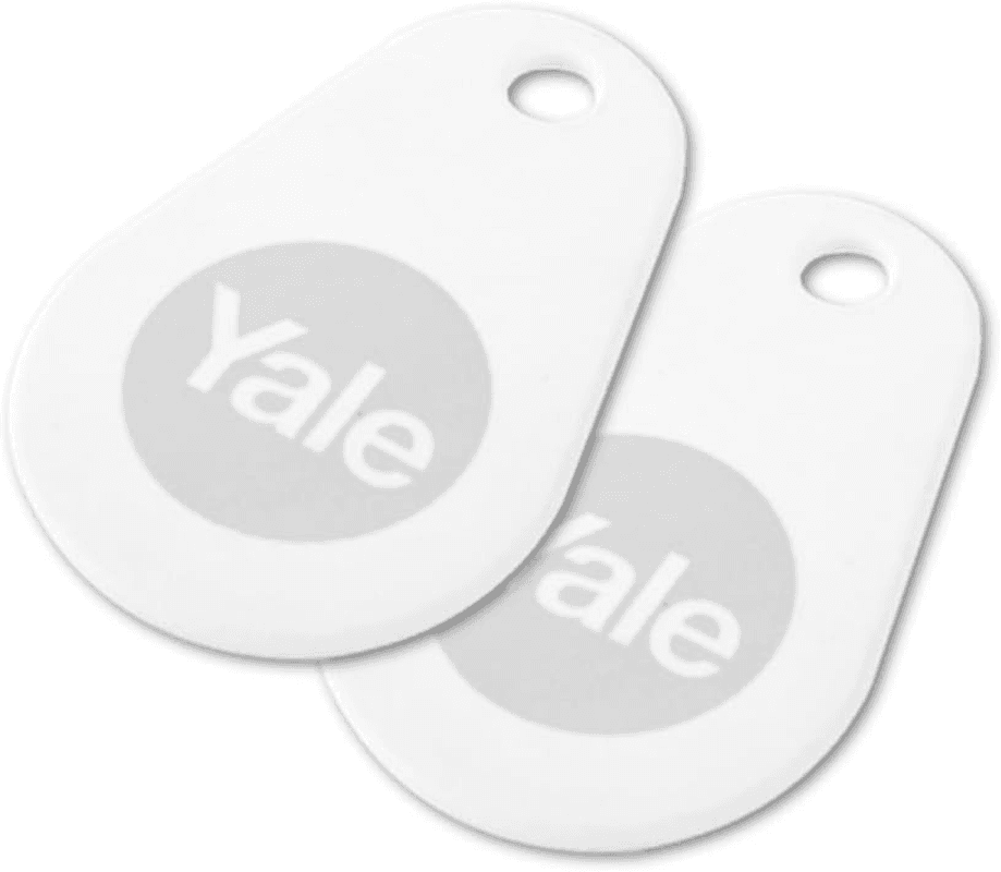 Yale P-YD-01-CON-RFIDT-WH Smart Door Lock Key Tags| White| Pack of 2| Set of 2 P