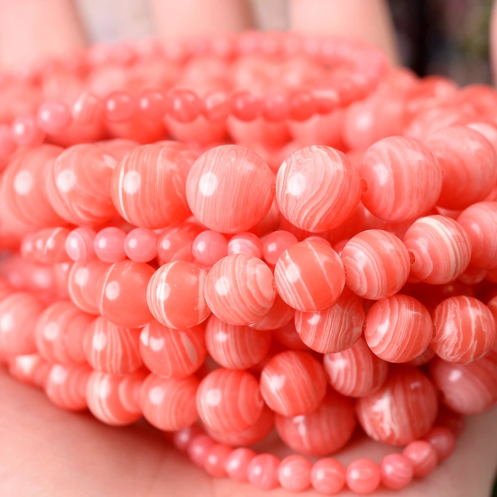 Natural Stone Beads Lava Jaspers Tiger Eye Quartz Agates round Loose Beads for J