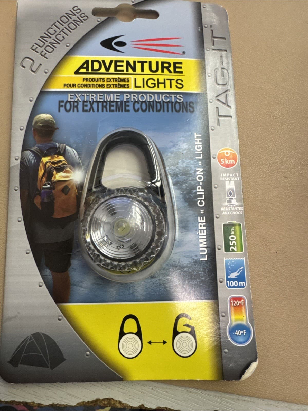 Adventure Lights Guardian™ Tag-It™ Black original Genuine#51014 BNIP