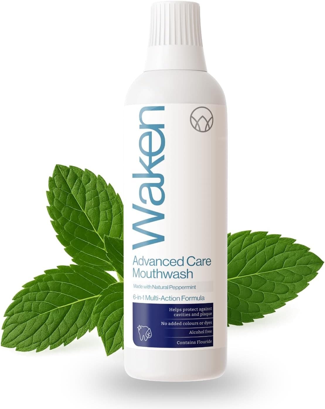 Waken Advanced Care Mouthwash| Alcohol Free with Natural 500 ml (Pack of 1)