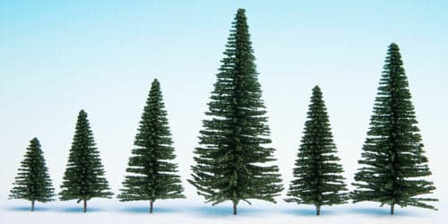 Noch 26830 Fir (25) with Planting Pins Hobby Trees 5-14cm