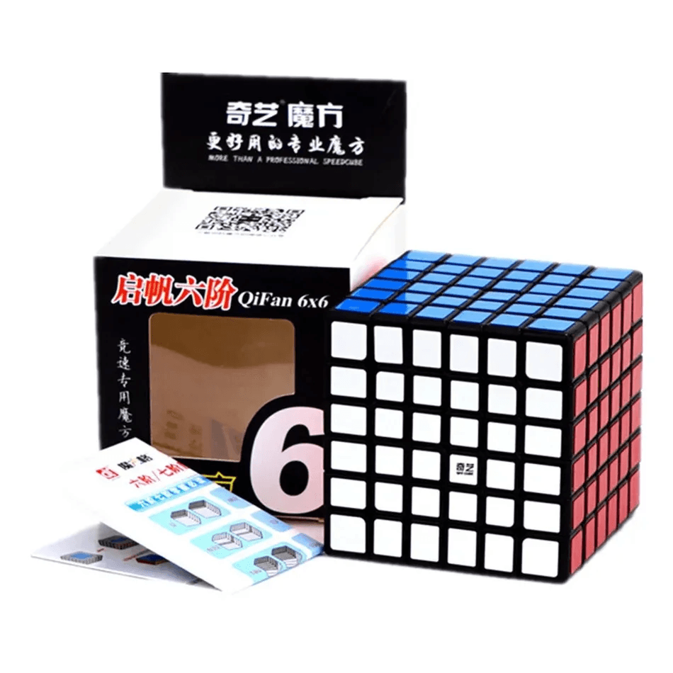 Qiyi Qihang Warrior M 3x3 Speed Cube Puzzle Toy for Kids Gift Black White UK
