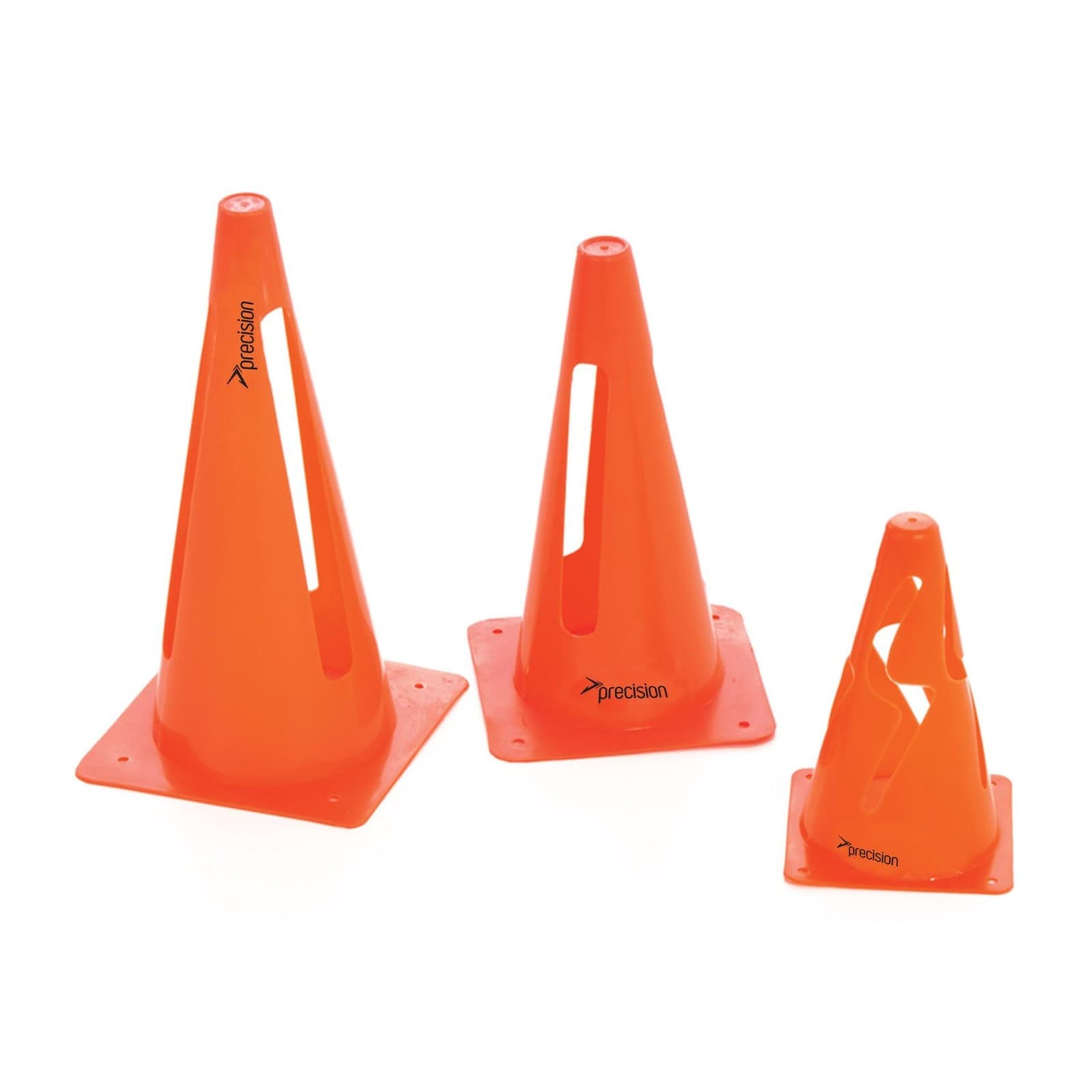 Precision Collapsible Cones (Set of 4) 9\" Fluo Orange 9\" Fluo Orange
