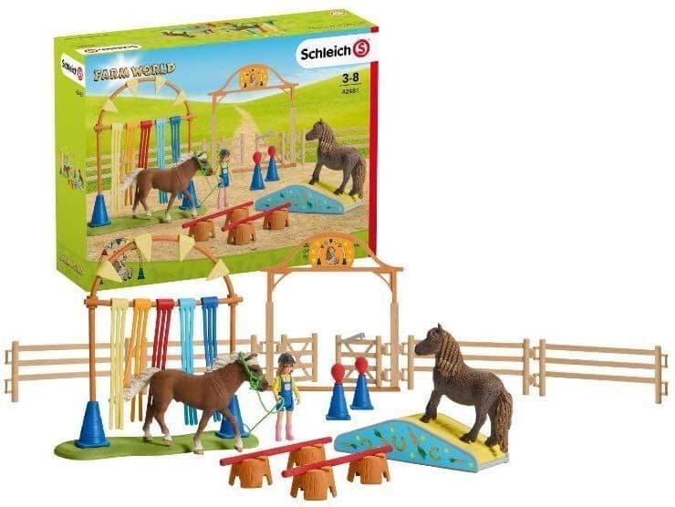 Schleich Farm World Pony Agility Training 42481