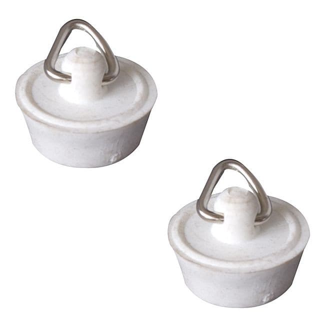 CARAVAN SINK/BASIN PAIR OF WASTE PLUGS - 7/8\" X 2