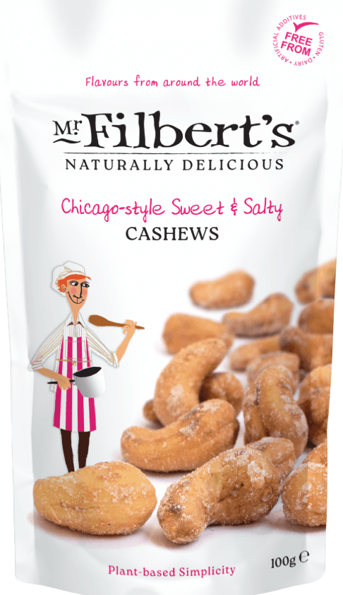 Mr Filberts - Chicago-Style Sweet and Salty Cashews 100g