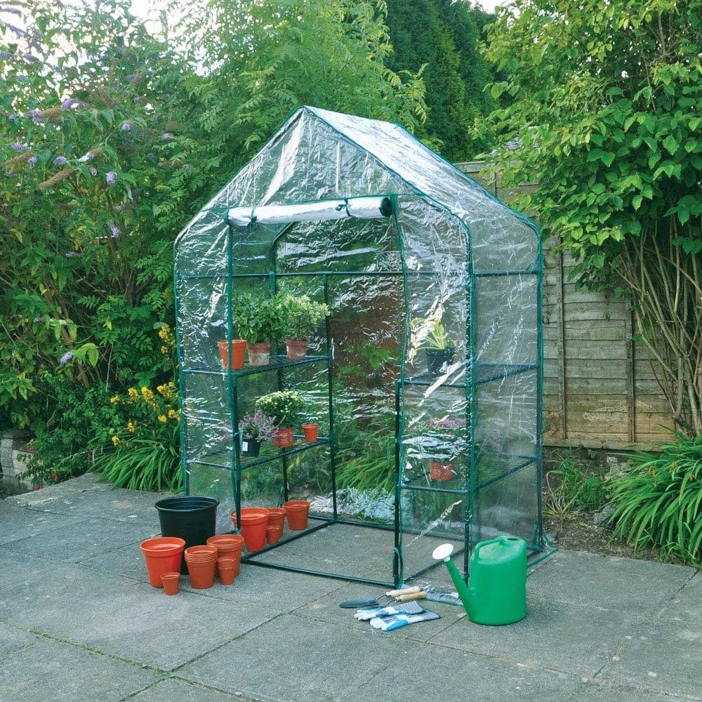 Replacement Cover ONLY For Walk In Greenhouse Spare Clear PVC Cover Garden Grow