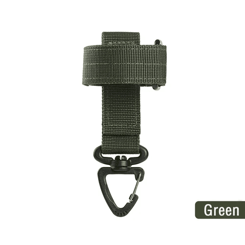Mountaineering Buckle Outdoor Keychain Tactical Gear Clip Holder Pouch Belt Hook