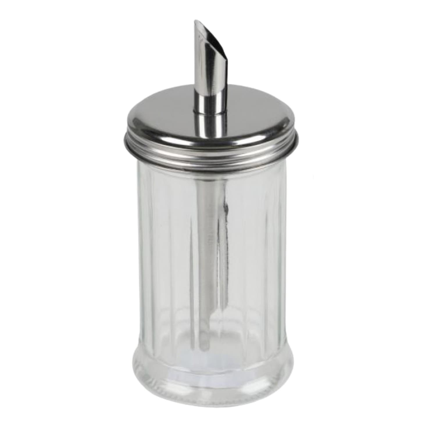Sugar Shaker 300ml Glass Jar Dispenser with Stainless Steel Pour Spout Kitchen