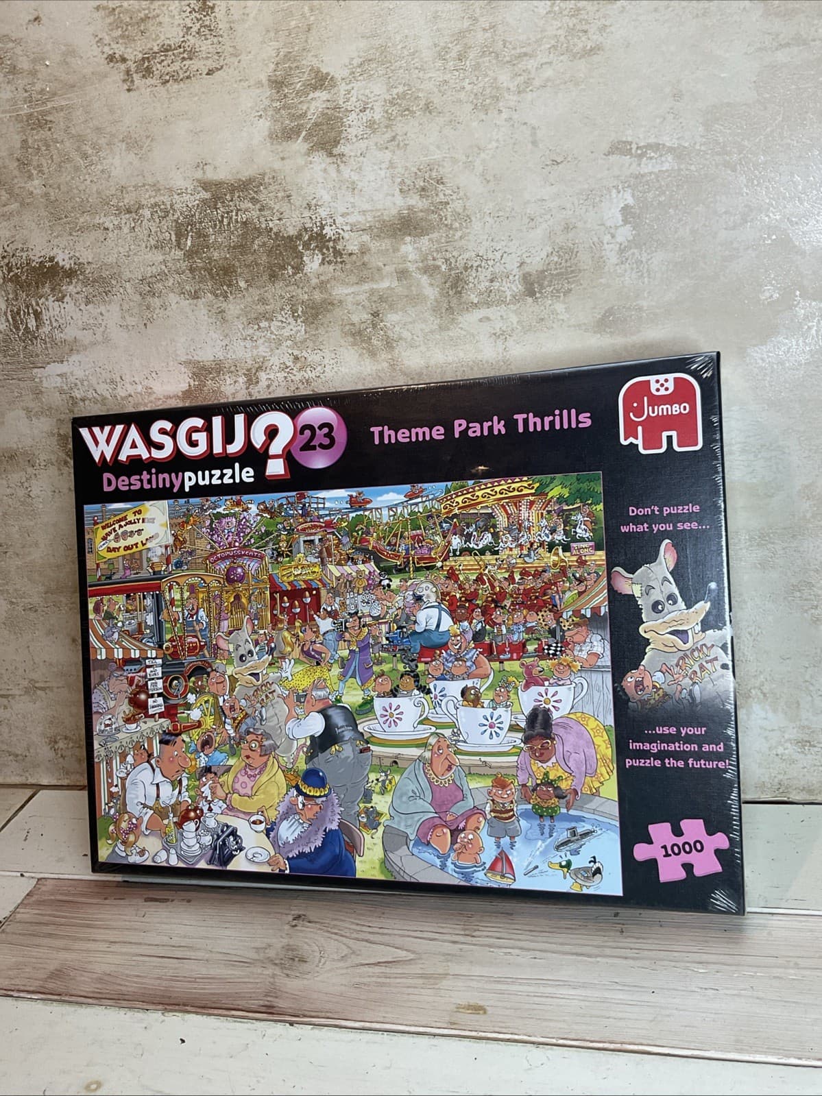 Wasgij Theme Park Thrills| Destiny Puzzle. 1000 Pieces. By Jumbo #25005 New