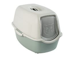 7610859232618 ROTHO Bailey Hooded litter box Green| White rotho