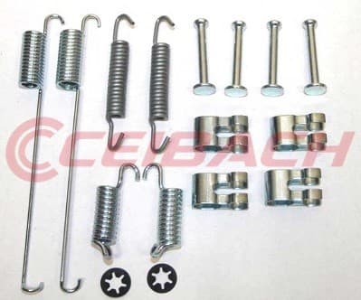 Ceibach Rear Brake Shoe Fitting Kit Fits Fiat Ford Mazda 121 Brava Bravo Fiesta
