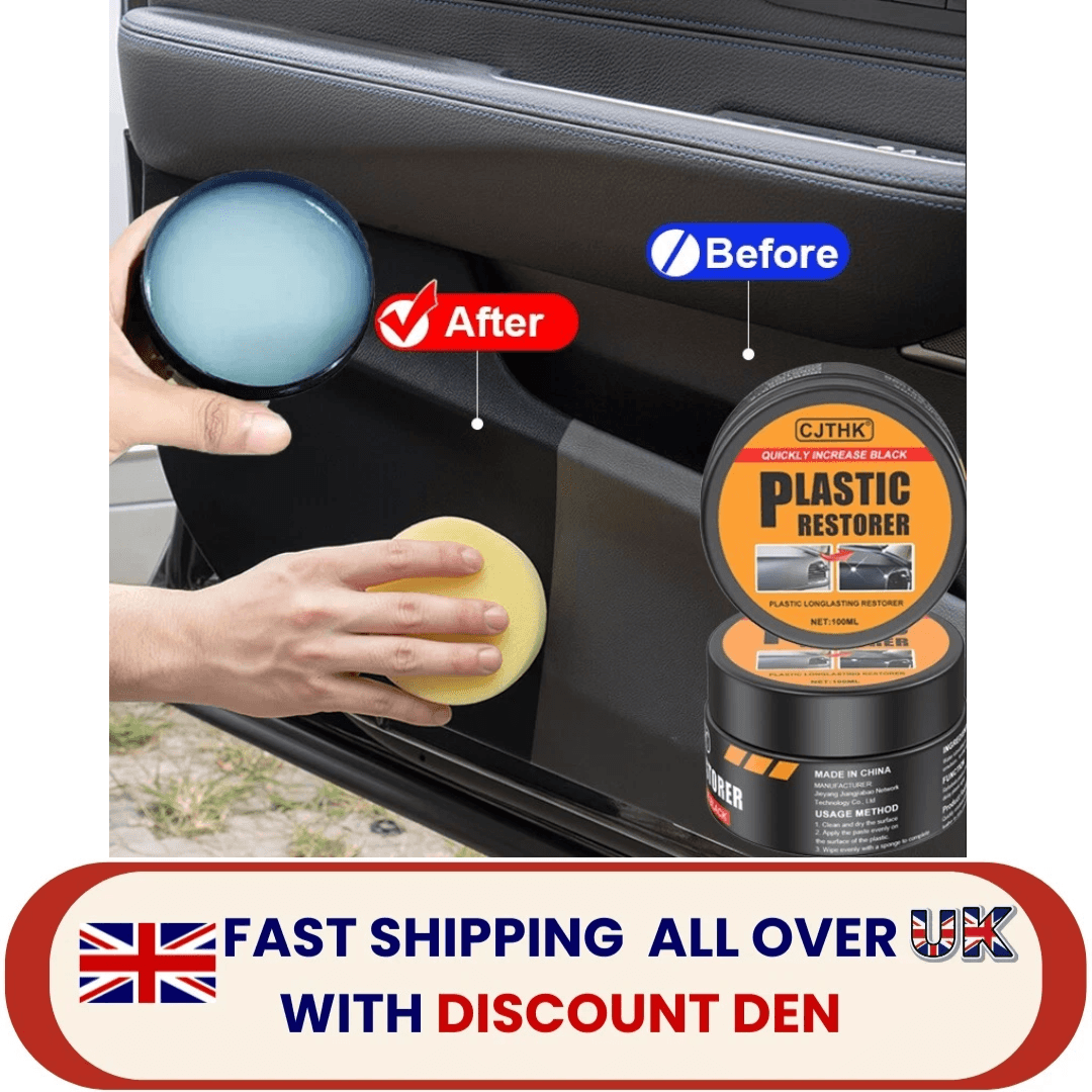 2X Car Plastic Restorer Back To Black Gloss – Revitalize Faded Trim and Leather UK