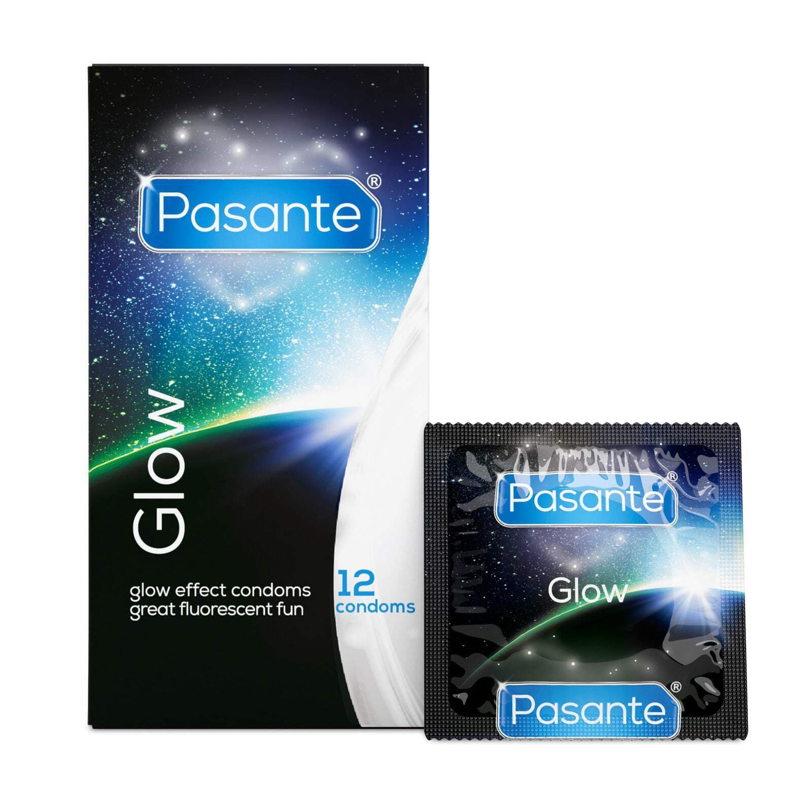 Pasante Glow Condoms 12 Pack