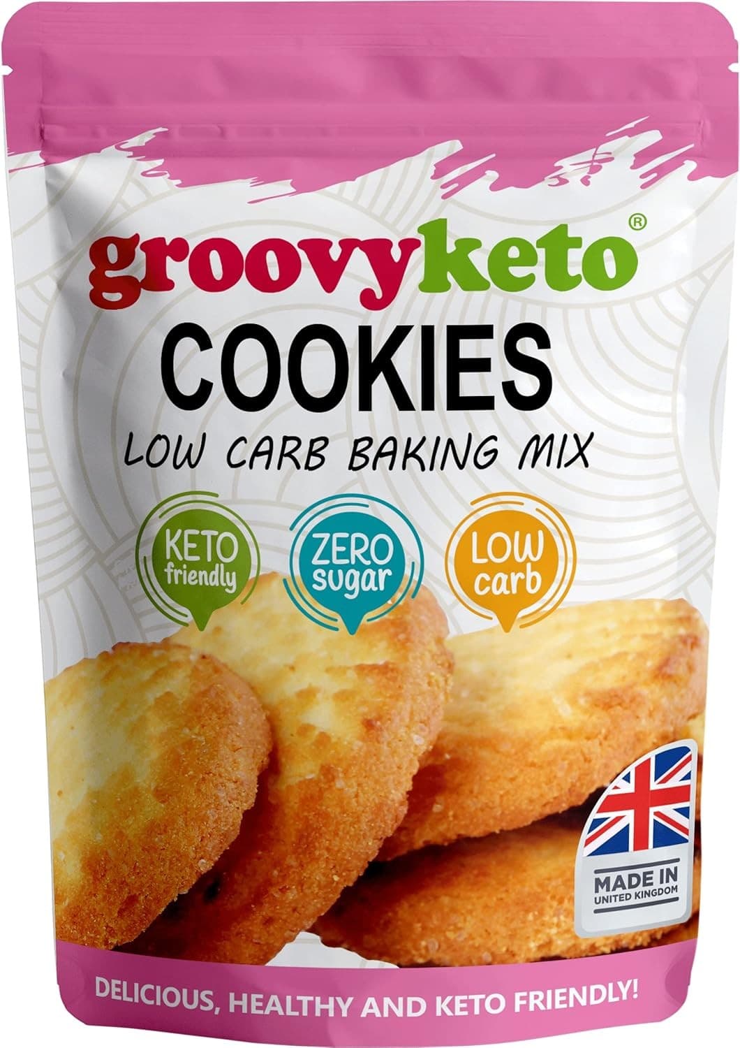 Groovy Keto Sugar Free Cookie Mix | Low Carb | Keto Friendly | Only 1.5g Net Ca