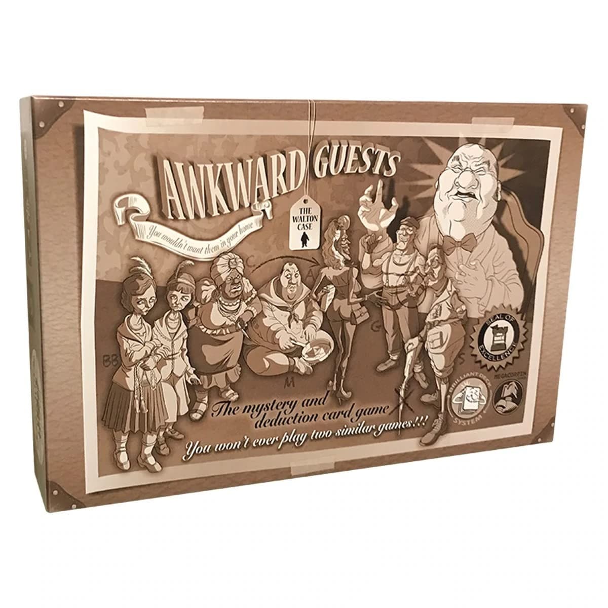 Megacorping - Uncomfortable Guests Board Game| Sepia (Invest)