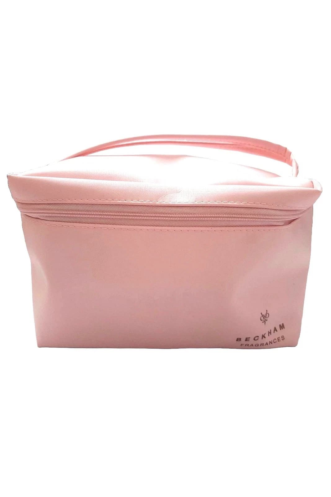 David Beckham Fragrances Make Up Vanity Cosmetics Bag Case Pink