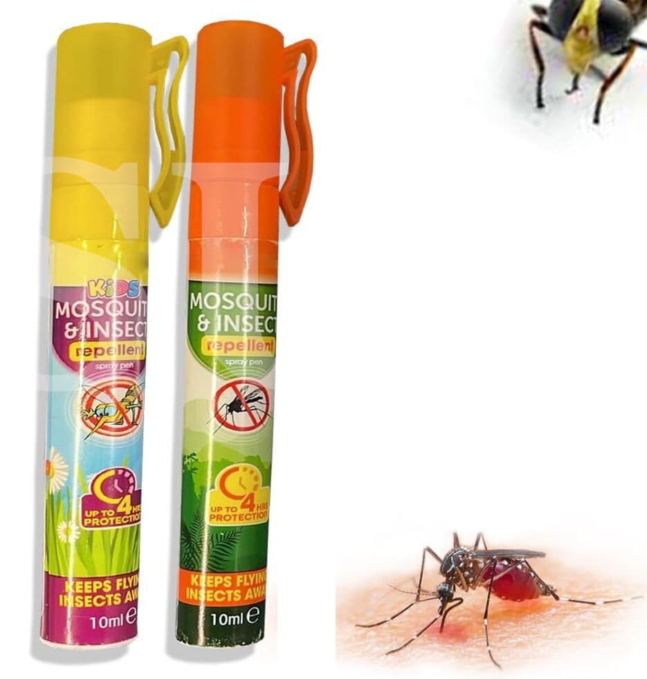 Mosquito and Insect Repellent Travel pump Spray Pen- stop bites Xpel Adult and Kids