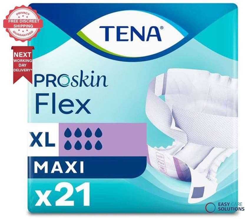 21 x TENA ProSkin Flex Maxi Extra Large Incontinence Flex | 1 Pack of 21
