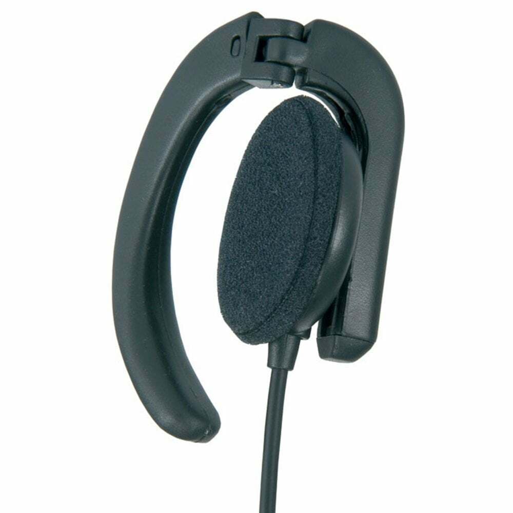 Mono Earphone Adjustable Hinged 'Ear-Hook' To Fit Either Ear Mylar Speaker ME22