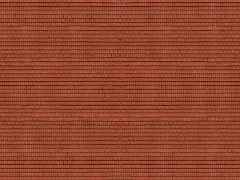 Noch 56965 Roof Tile 3D Cardboard Sheet 25x 12.5 cm N gauge