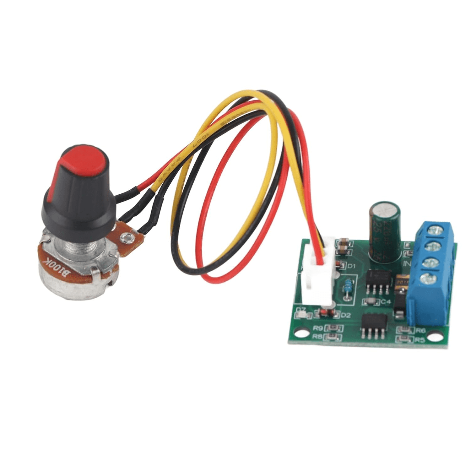 DC 12V Motor Speed Controller Adjustable Volt Low Voltage DC 1.8V to 15V 2A Mini