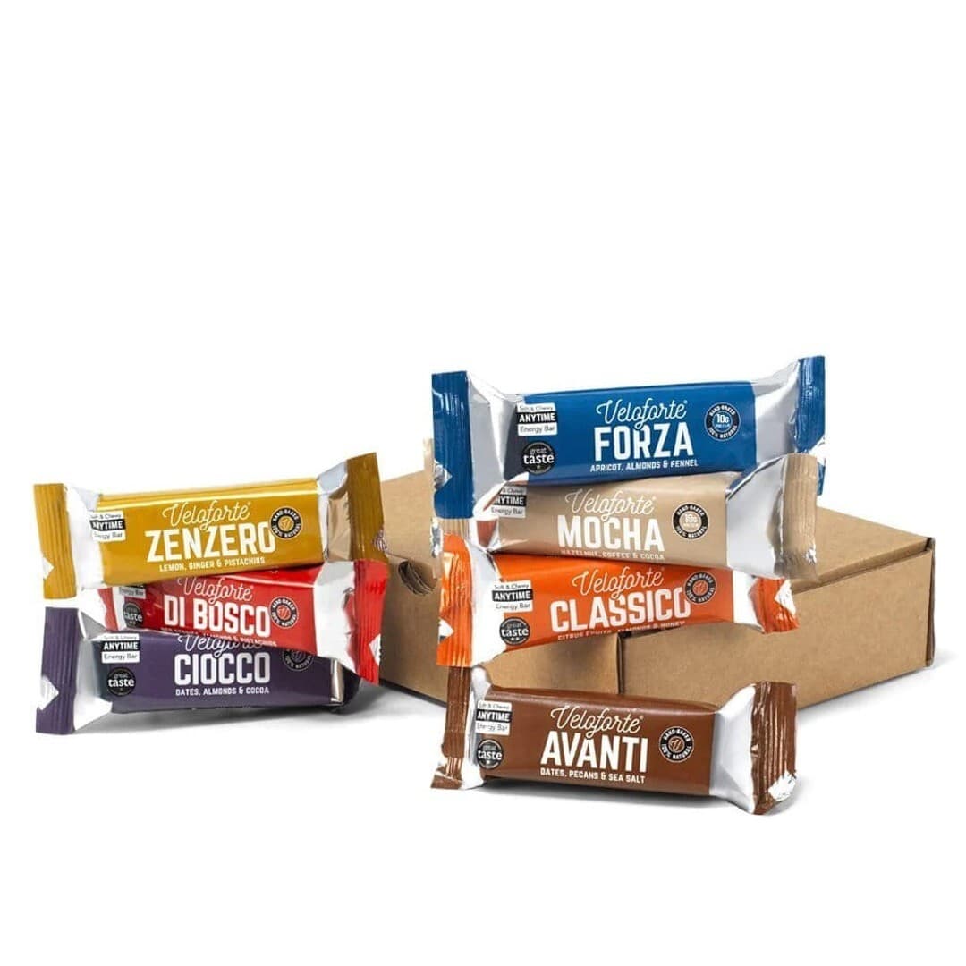 Veloforte Mixed Energy Bar Pack| Premium Box 7 of 100% Natural Energy Bars