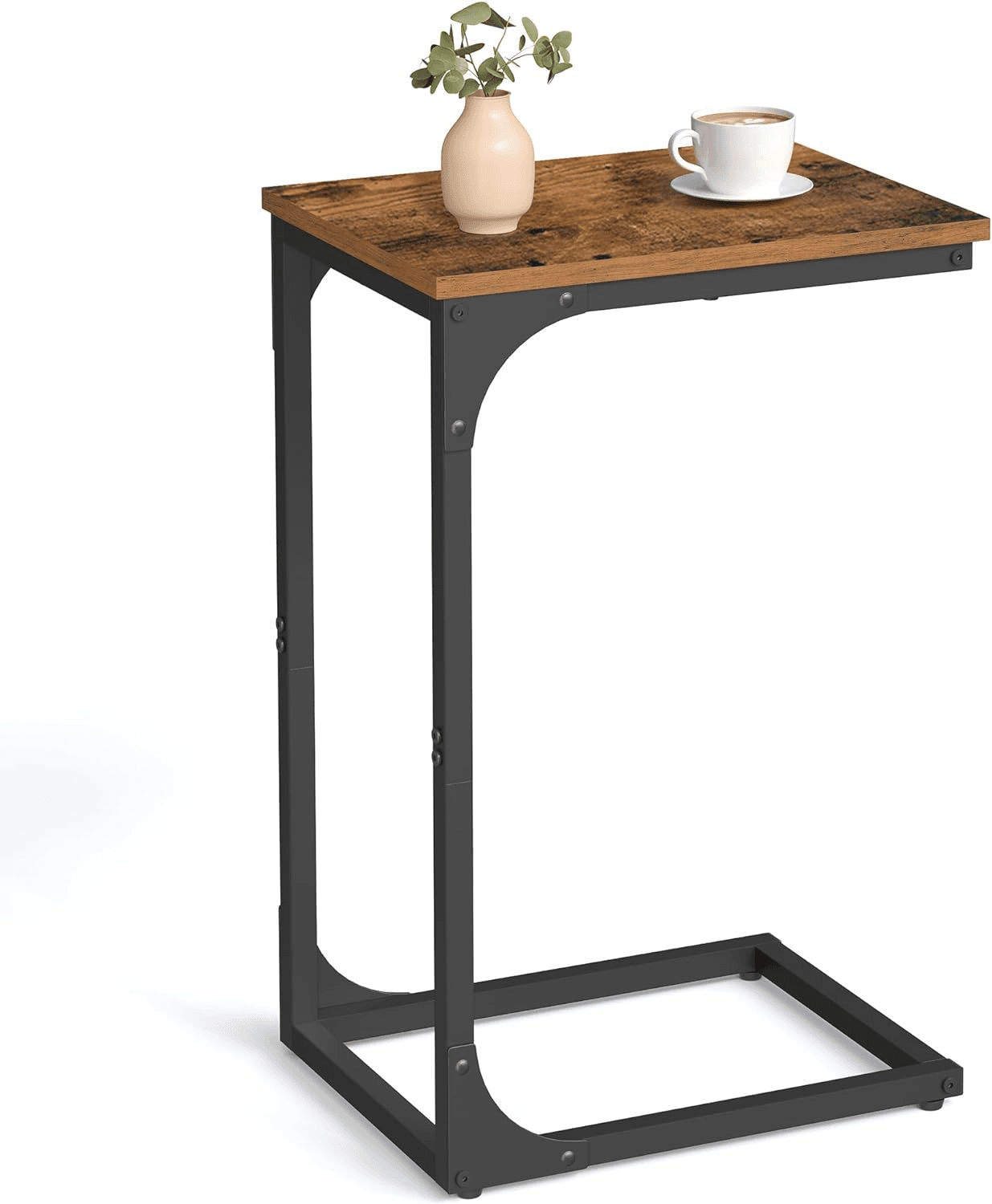 VASAGLE C-Shaped Side Table| Bedside Table| Sofa Side Table| Coffee Table| with