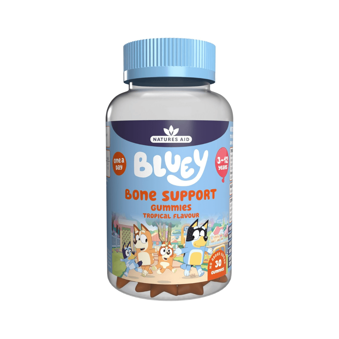 Natures Aid Bluey Kids Bone Support Gummies for Children 30 Gummies