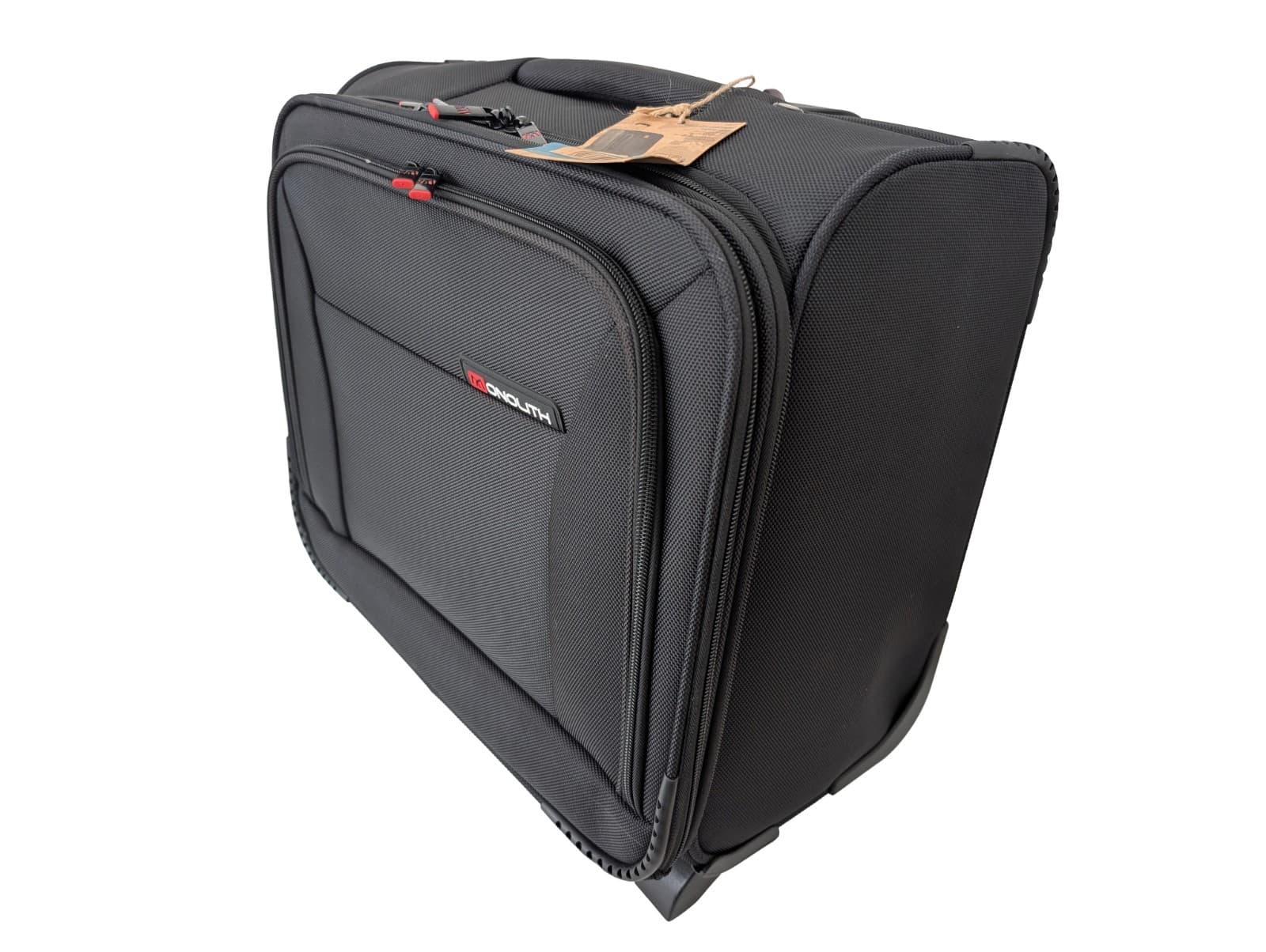 Monolith Executive Mobile Laptop Case Wheeled with Pull Up Handle Black 3005