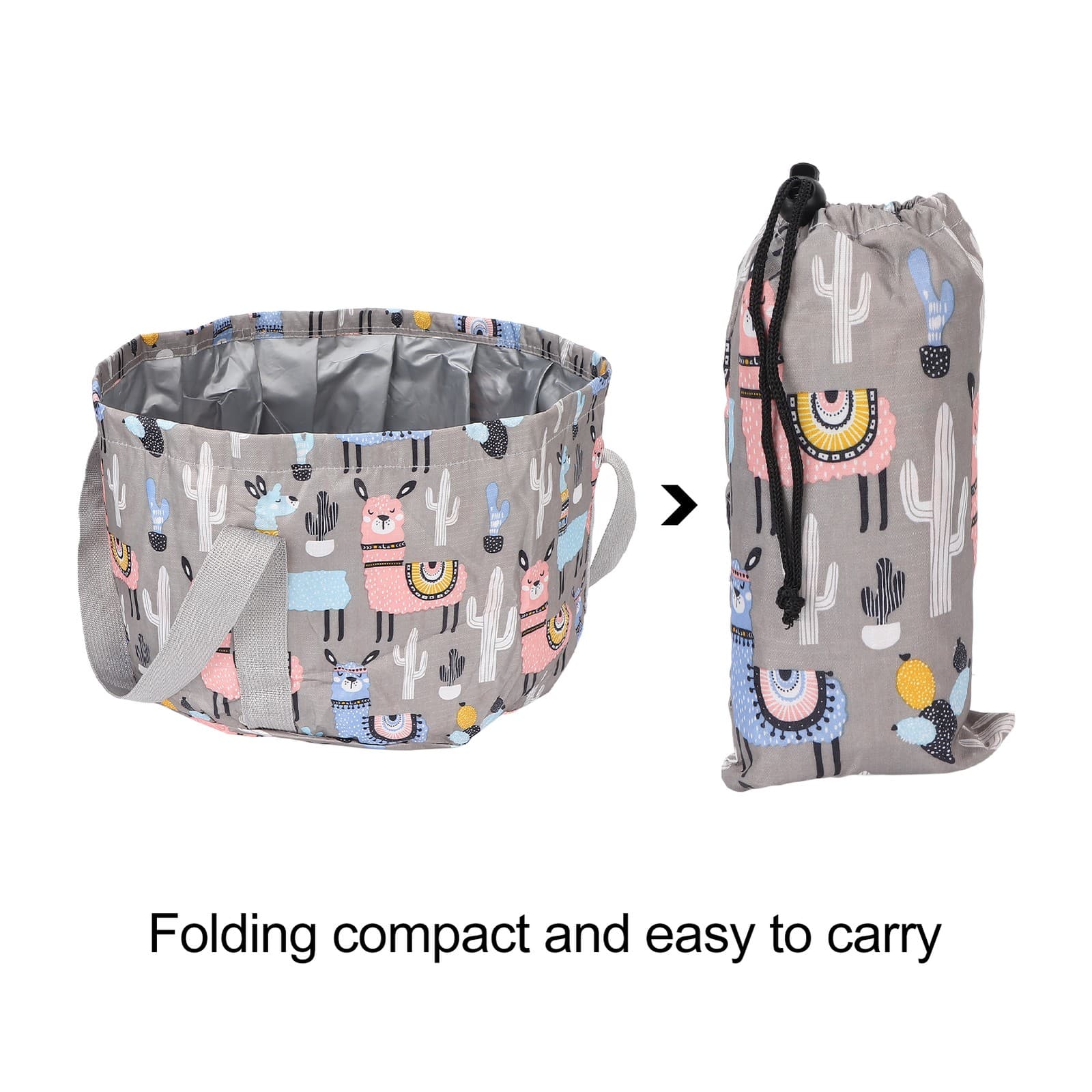 Collapsible Foot Soaking Bath Basin 21L Folded Foot Bath Tub Bag For Outdoor CUT