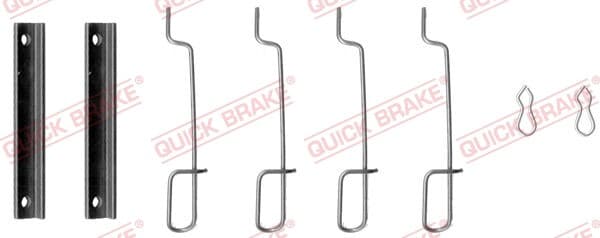QUICK BRAKE 109-0992 Accessory Kit| disc brake pad for CITROËN,PEUGEOT