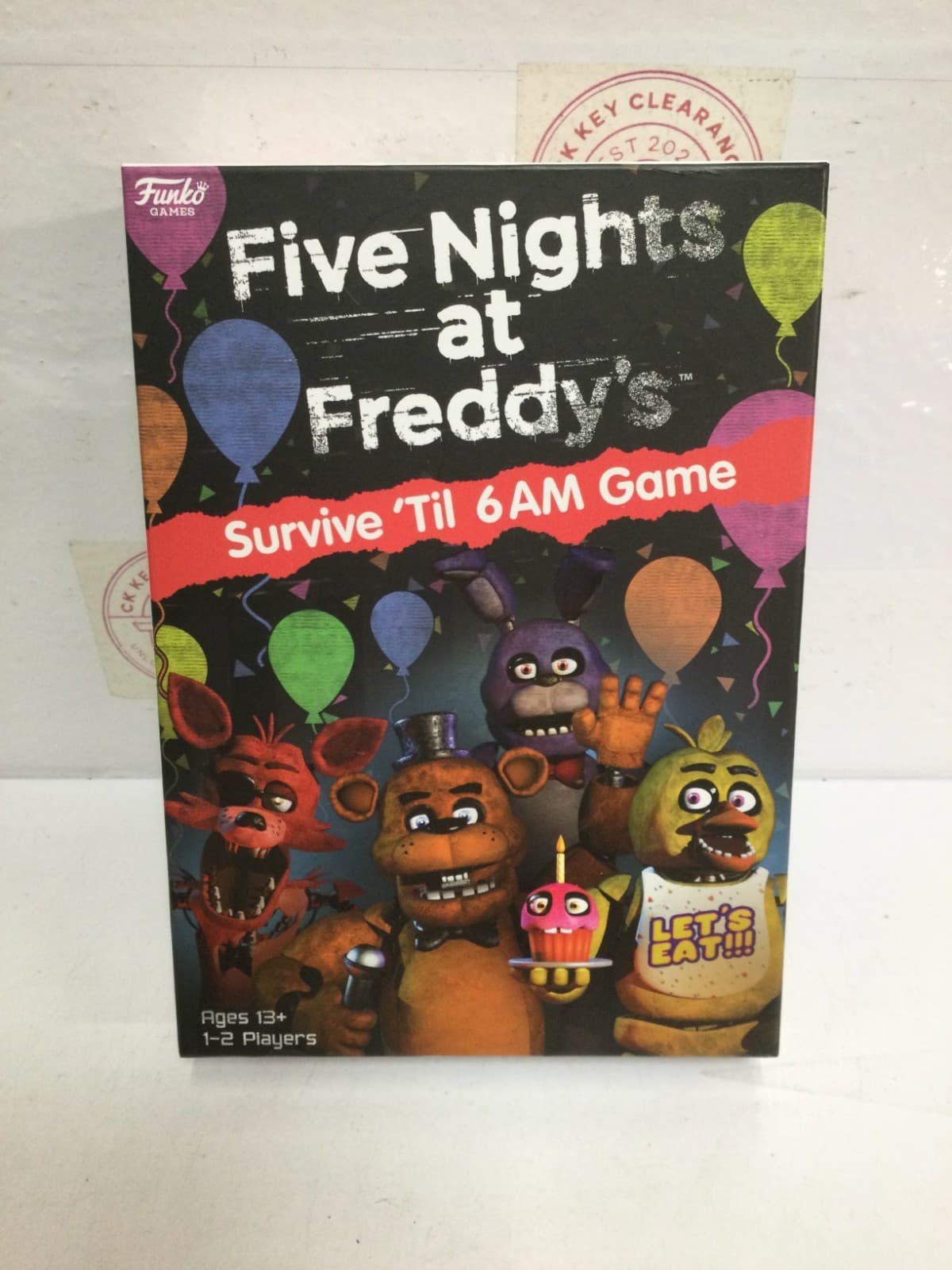 Five Nights at Freddy’s – Survive 'til 6AM Funko Board Game Survival OPENED