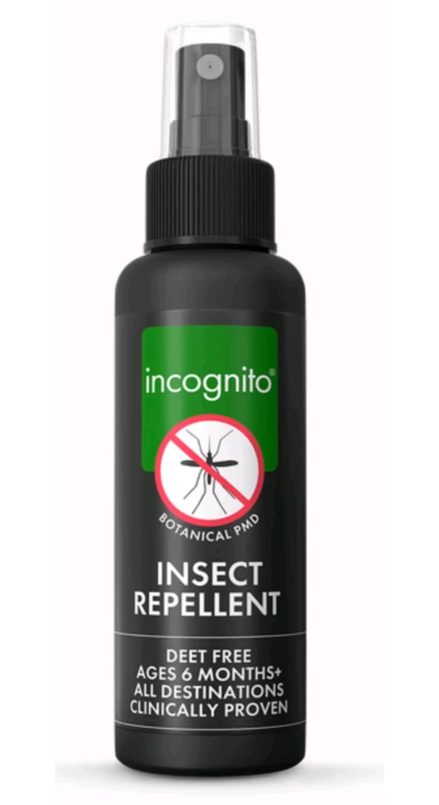 Incognito Insect Repellent Spray 100ml Natural Protection Travel Size RRP £14