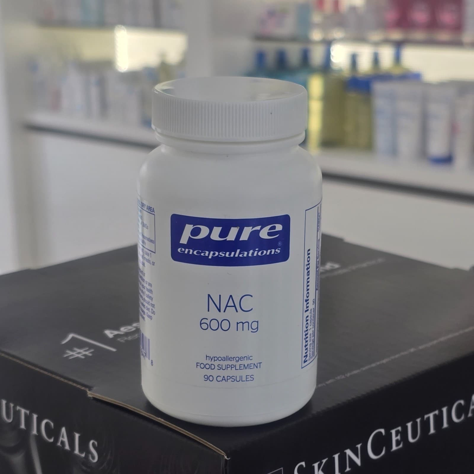 Pure Encapsulations NAC 600mg| 90 Capsules