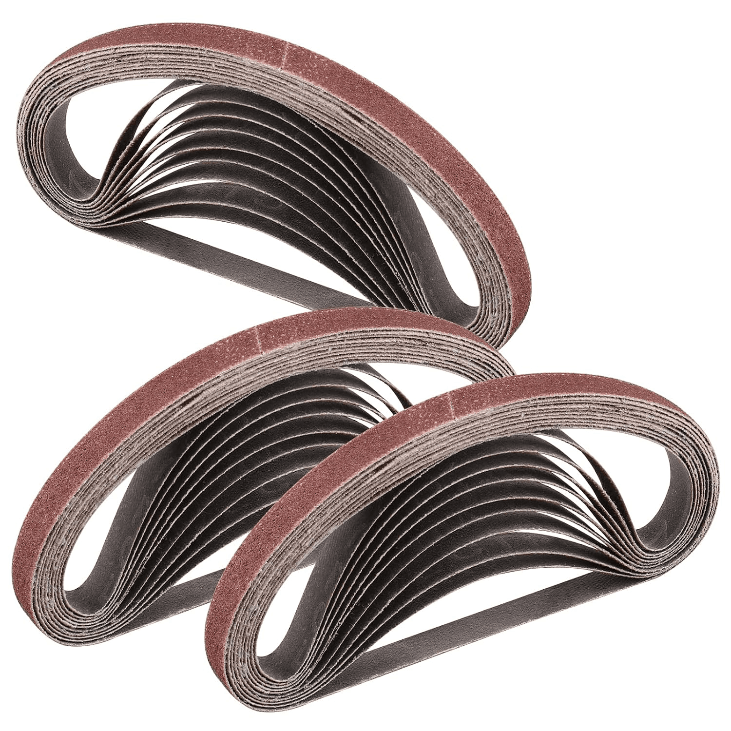 Sanding Belts 30PCS 9X533Mm 60 Grit Abrasive Sandpaper Belts
