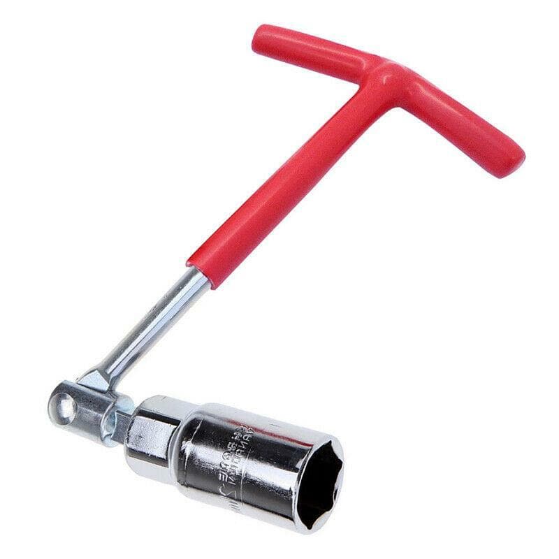 4PC Red T Bar Spark Plug Wrench Set Removal Tool 16mm 18mm 21mm